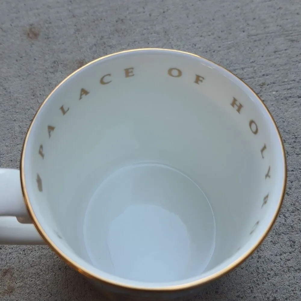 Vtg Royal Collection Palace of Holyroodhouse Fine Bone China Mug 4